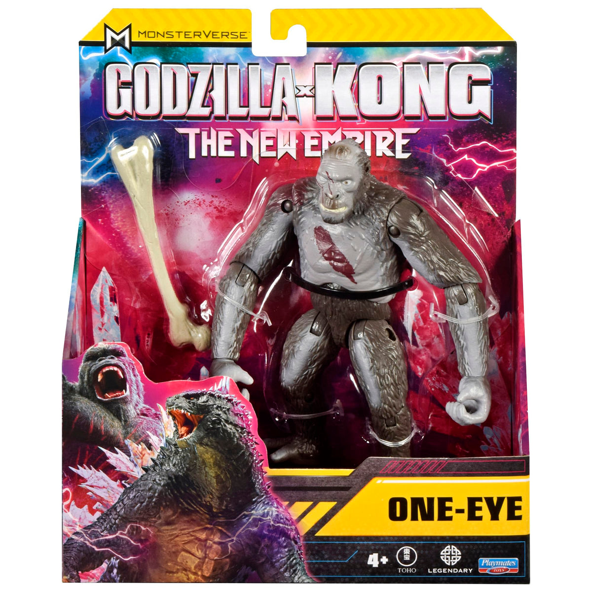 Godzilla Monsterverse x Kong One-Eye Action Figure, 7 inches, Deluxe
