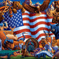 Dowdle Jigsaw Puzzle - Animals of America - 100 Piece