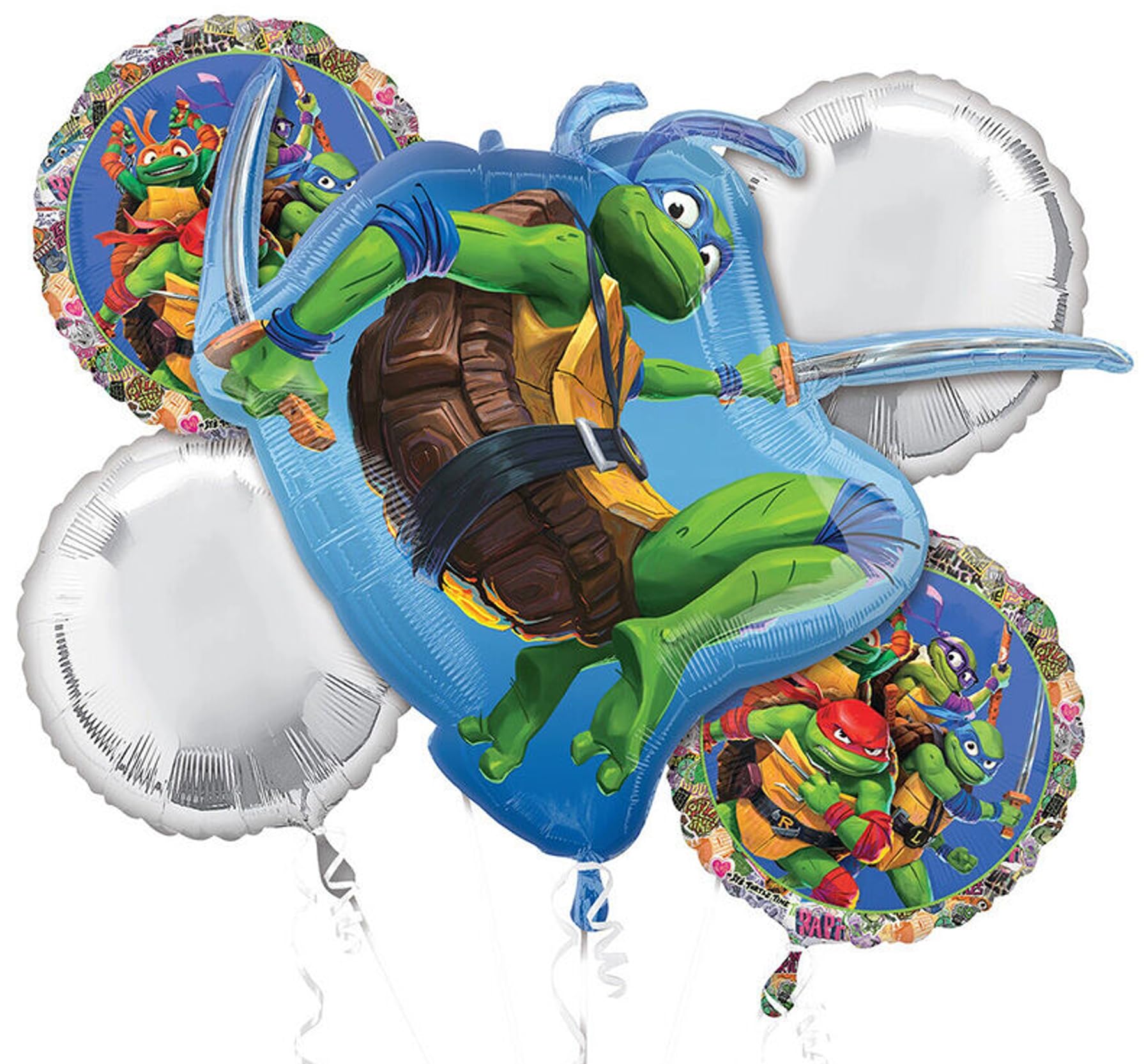 Anagram Teenage Mutant Ninja Turtle Foil Balloon Bouquet