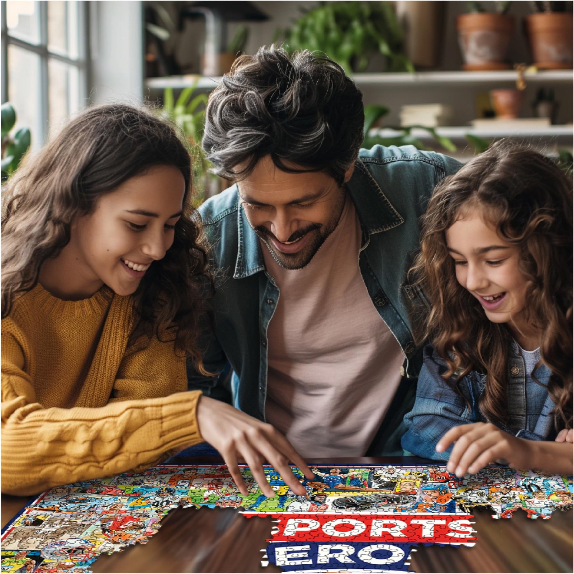 White Mountain 1000 Piece Jigsaw Puzzle Iconic Athletes, Sports Heroes