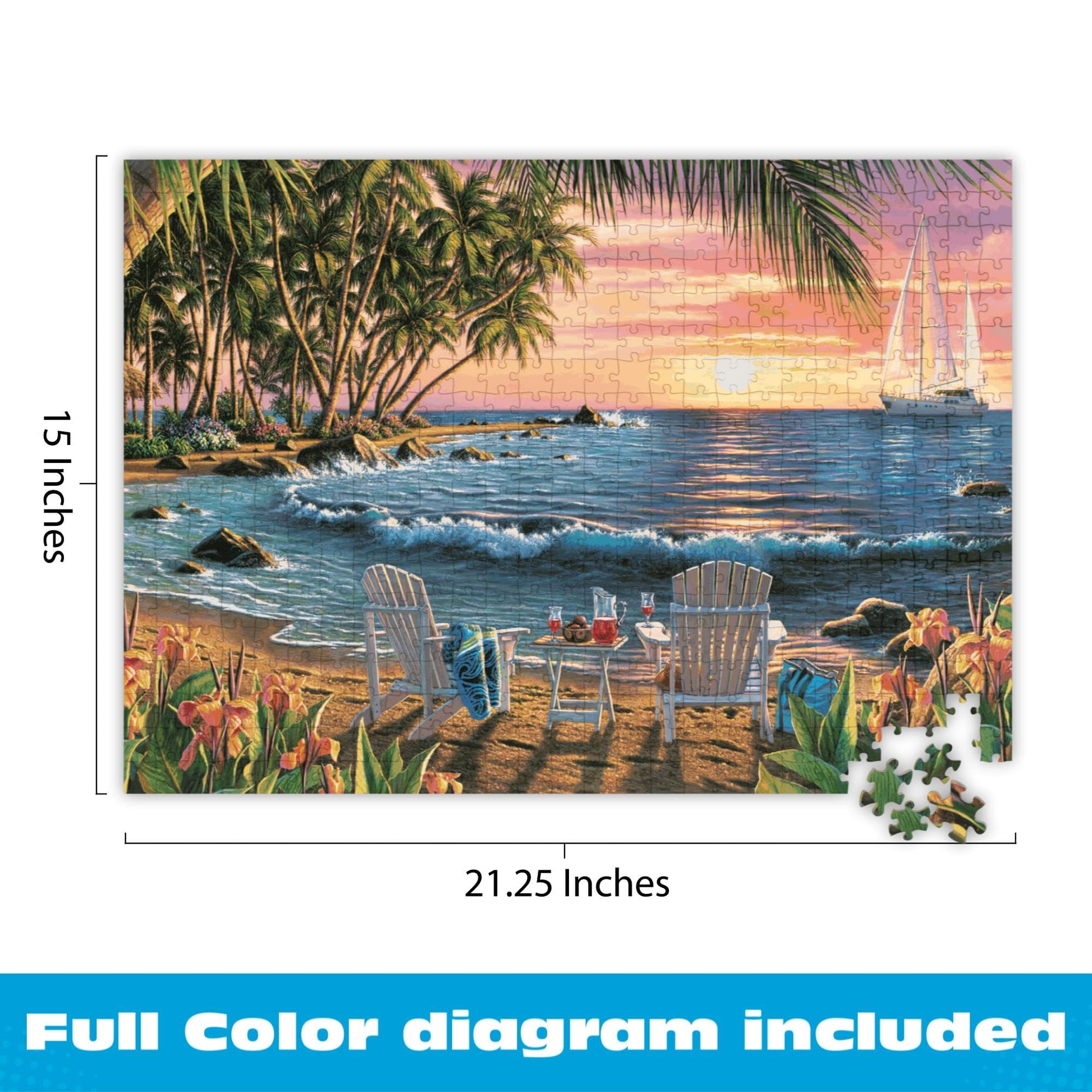 Buffalo Games - Kim Norlien - Summertime - 500 Piece Puzzle for Adults