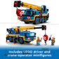 Lego 60324 City Off-Road Crane, Crane and Truck Toy with Hooks, Buildable Vehicle Toy for Boys and Girls from 7 Years, Gift for Children and Fans