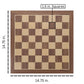 WE Games Classic Walnut Wooden Chess Board Only 14.75 inches, Large Chess Board for Adults, Wood Veneer Chessboard, 1.5 inch Squares