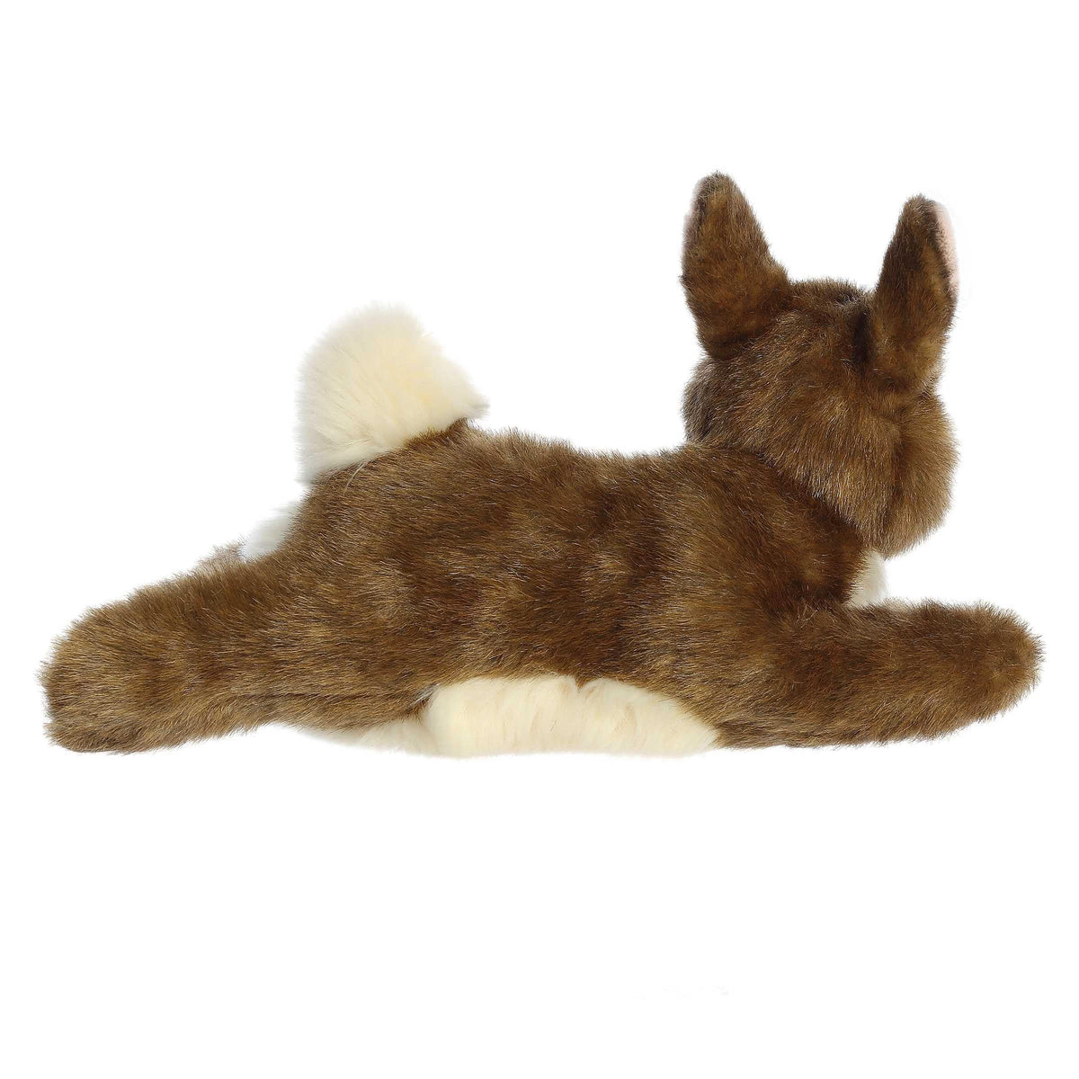 Aurora Miyoni 12" Resting Bunny Eastern Cottontail Realistic Stuffed Animal