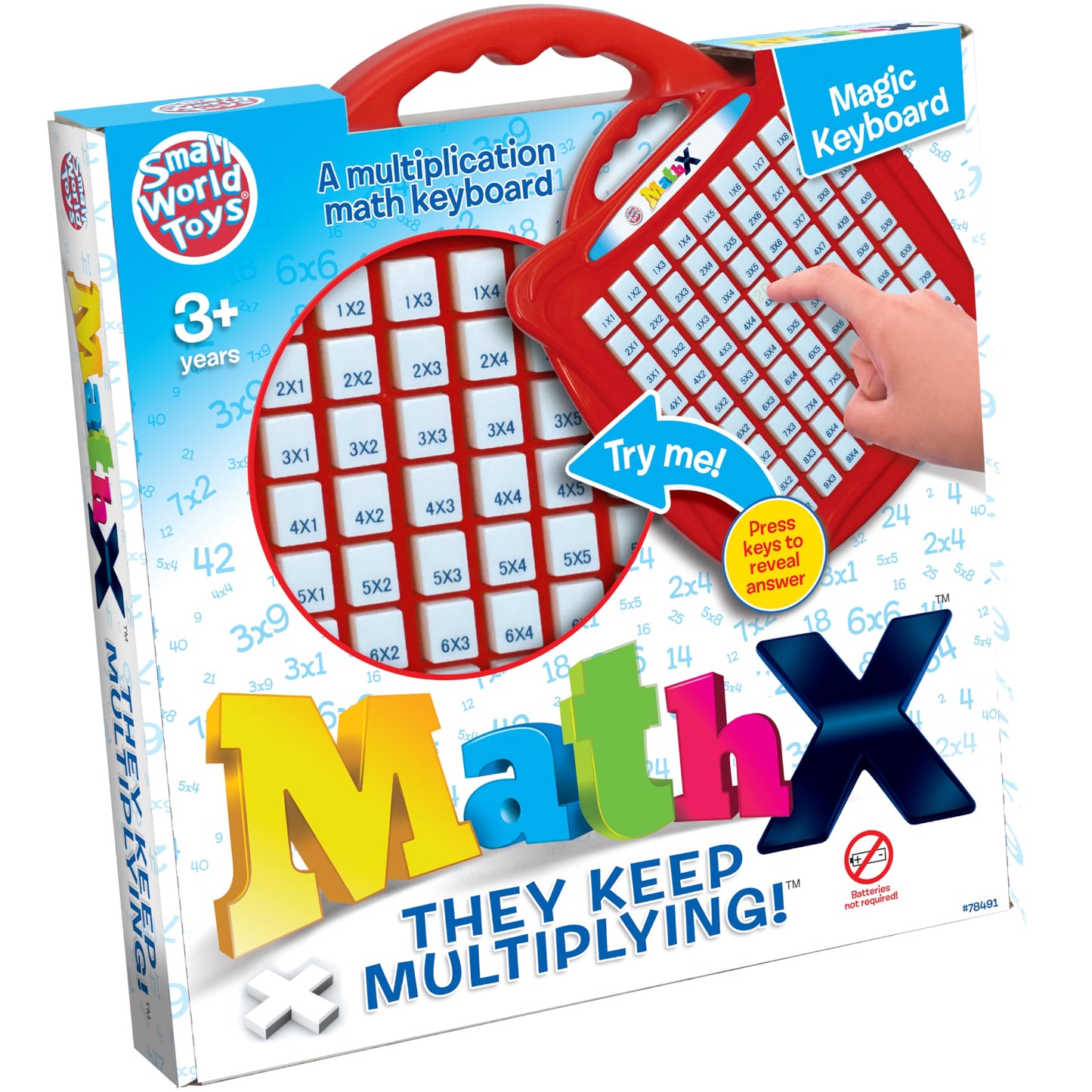 Small World Toys Multiplication Machine Math Game for Kids 3+