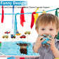BIEUFBJI Transportation Cupcake Toppers 30 Pack Car Truck Train Airplane Ship Party Cake Toppers Picks for Kids Birthday Baby Shower Party Decorations