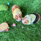 VOLOBE 5 Inches Silicone Hamster, Realistic Toy Hamster as Silicone Piglet Companion with Sleeping Pad Accessories for Kids Boy Girl Birthday Handmade