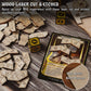 CZYY Wooden MTG Counter Set, 194 Laser-Cut Ability & Buff Tokens