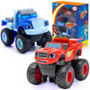 Blaze and Crusher Monster Turbo Truck Rechargeable 1:24 Racers Toy - Blaze and the Monster Machines Christmas & Birthday Gifts for Kids, Boys,