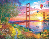 White Mountain 1000 Piece Jigsaw Puzzle San Francisco, Golden Gate States
