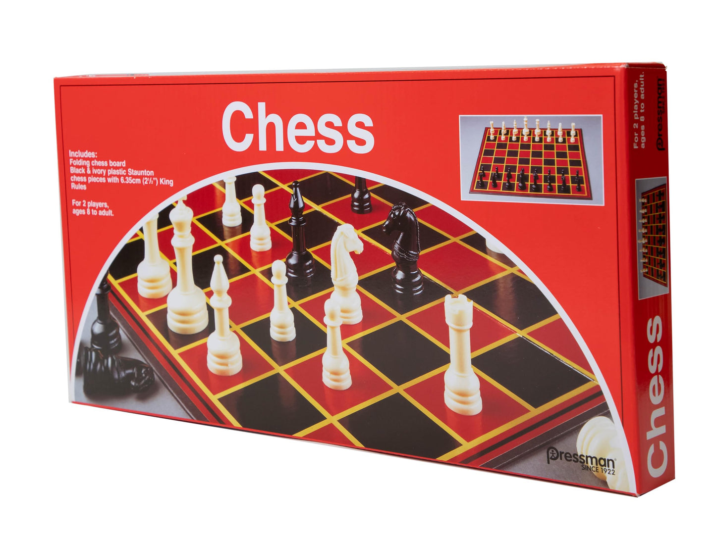 Chess - with Folding Board and Full Size Chess Pieces by Pressman