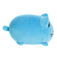 Aurora® Enchanting Tasty Peach® Electric Blue Meowchi Stuffed Animal - Bright & Colorful Design - Showpiece Plush - 7 Inches