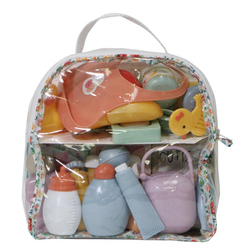 JC Toys Baby Doll Nursery 20 Piece Accessory Bag Berenguer Boutique! | Fitst Most Dolls | Nursery Accessories |Ages 2+