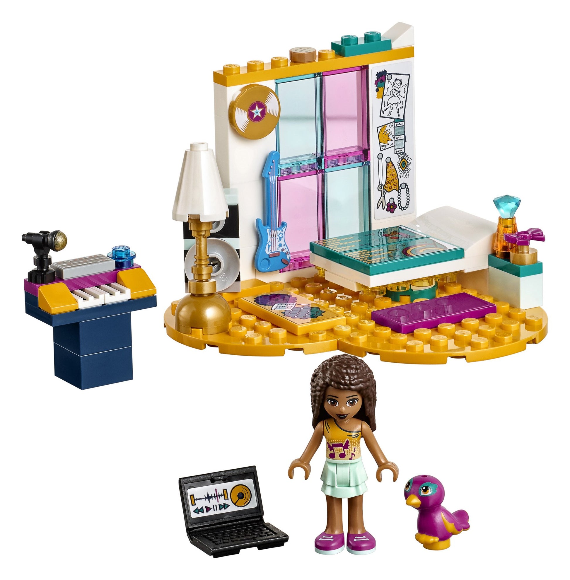 LEGO Friends Andrea’s Bedroom 41341 Building Kit (85 Piece)