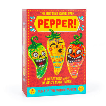 Pepper! Card Game - Fun Family & Party Game for Kids & Adults, Ages 8+, 2-8 Players, 30-Minute Gameplay, Easy to Learn Spicy Strategy Game