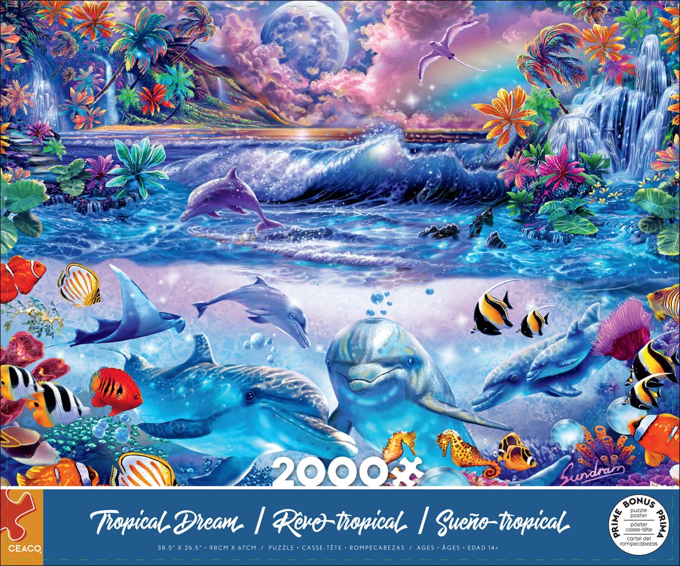 Ceaco - Steve Sundram - Tropical Dream - 2000 Piece Jigsaw Puzzle