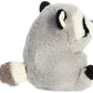 Aurora® Round Rolly Pet™ Ripley Raccoon Stuffed Animal - Adorable Companions - On-The-Go Fun - Gray 5 Inches
