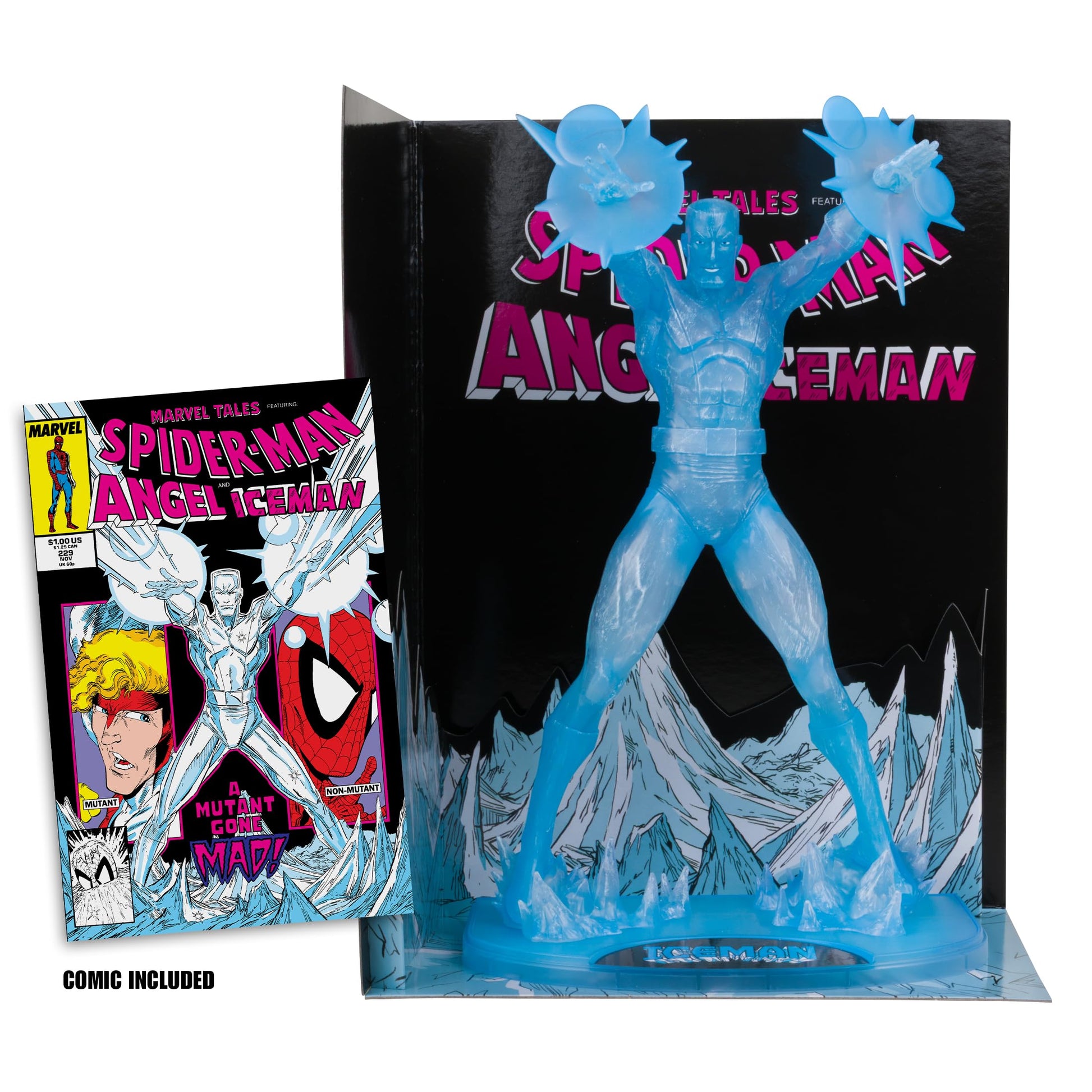 Marvel Collectible 12" Statue 1/6 Scale Posed Excl. - Iceman Red Platinum