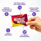 Cozy Juicy Real Game REALLY REAL EDITION - 54 Deeper Conversation Cards for Adult Friends & Couples, Dare to Ask Questions Tell Tales & Go Deep, Get