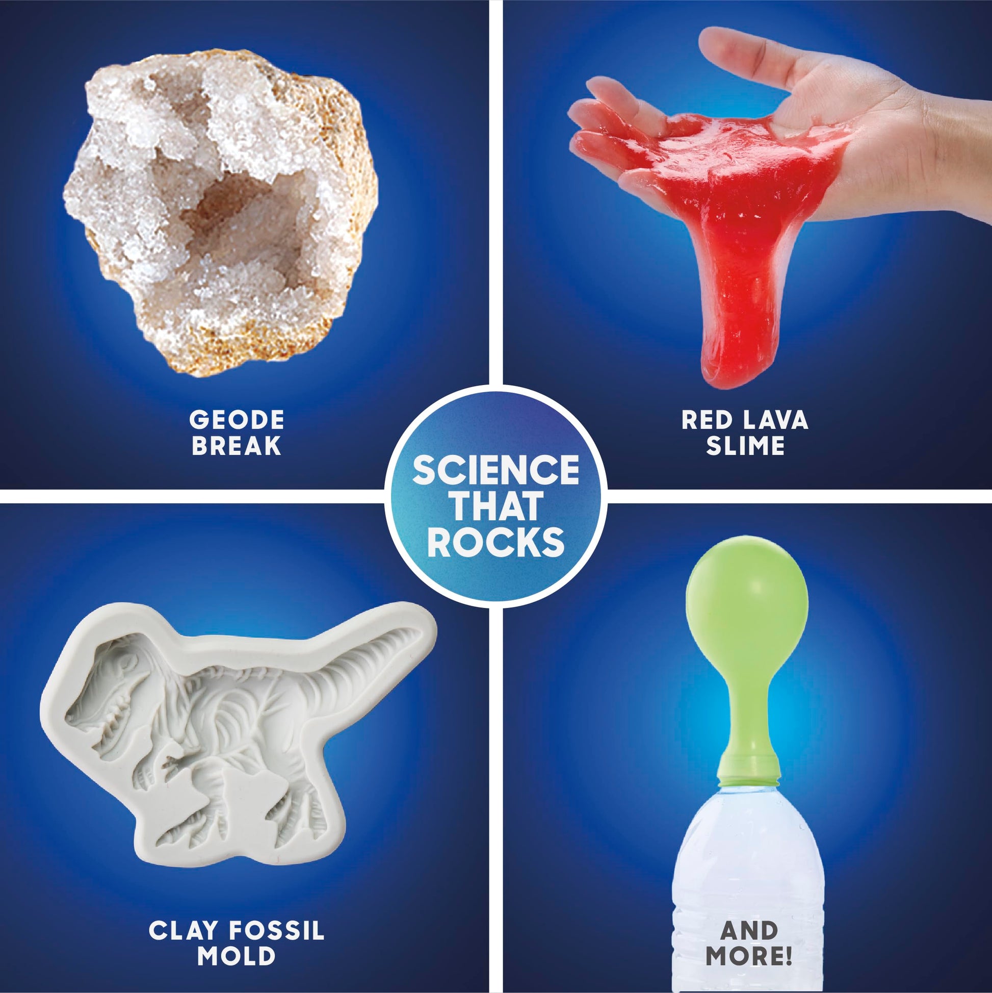 Discovery™ Planet Earth Science Kit - 65 Experiment STEM Lab for Kids| Includes DIY Volcano, Tornado, Fossils, Crystals, & Slime| Geology, Chemistry