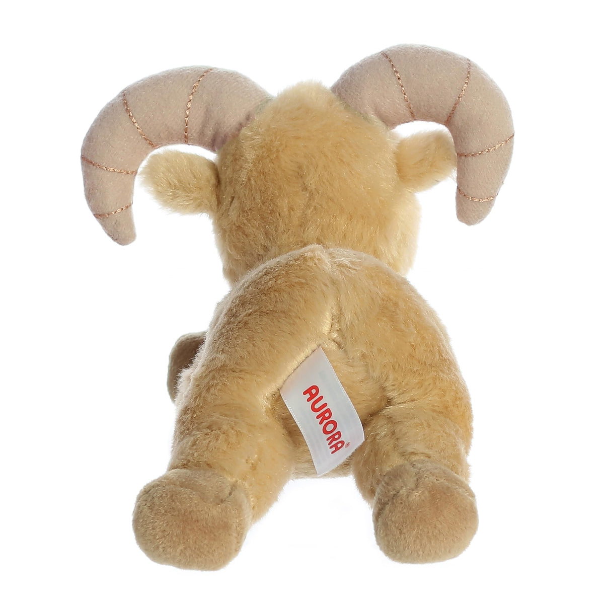 Aurora® Adorable Mini Flopsie™ Big Horn Sheep™ Stuffed Animal - Mini Companions Ready for Playful Adventures - for Kids All Ages, Toddlers, Adults
