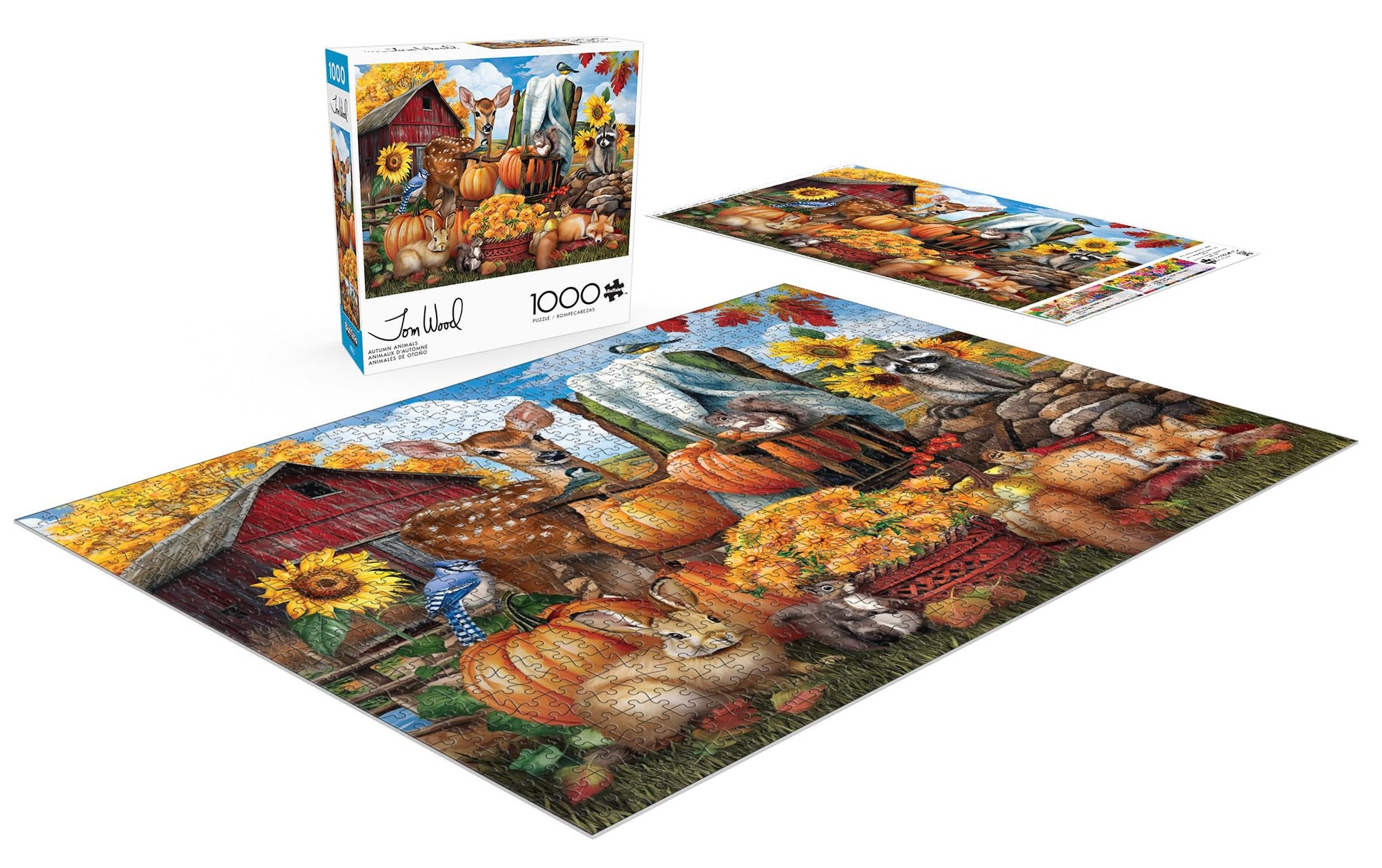 Buffalo Games - Autumn Animals - 1000 Piece Jigsaw Puzzle for Adults