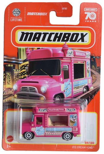 Matchbox Ice Cream King, Pink Bus, Truck, Ice Cream Truck, Children