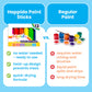 Happido Set of 12 Twistable Tempera Paint Sticks For Kids, Quick Drying, No Mess Art Supplies for Toddlers and Kids Ages 4-6 - METALLIC COLORS