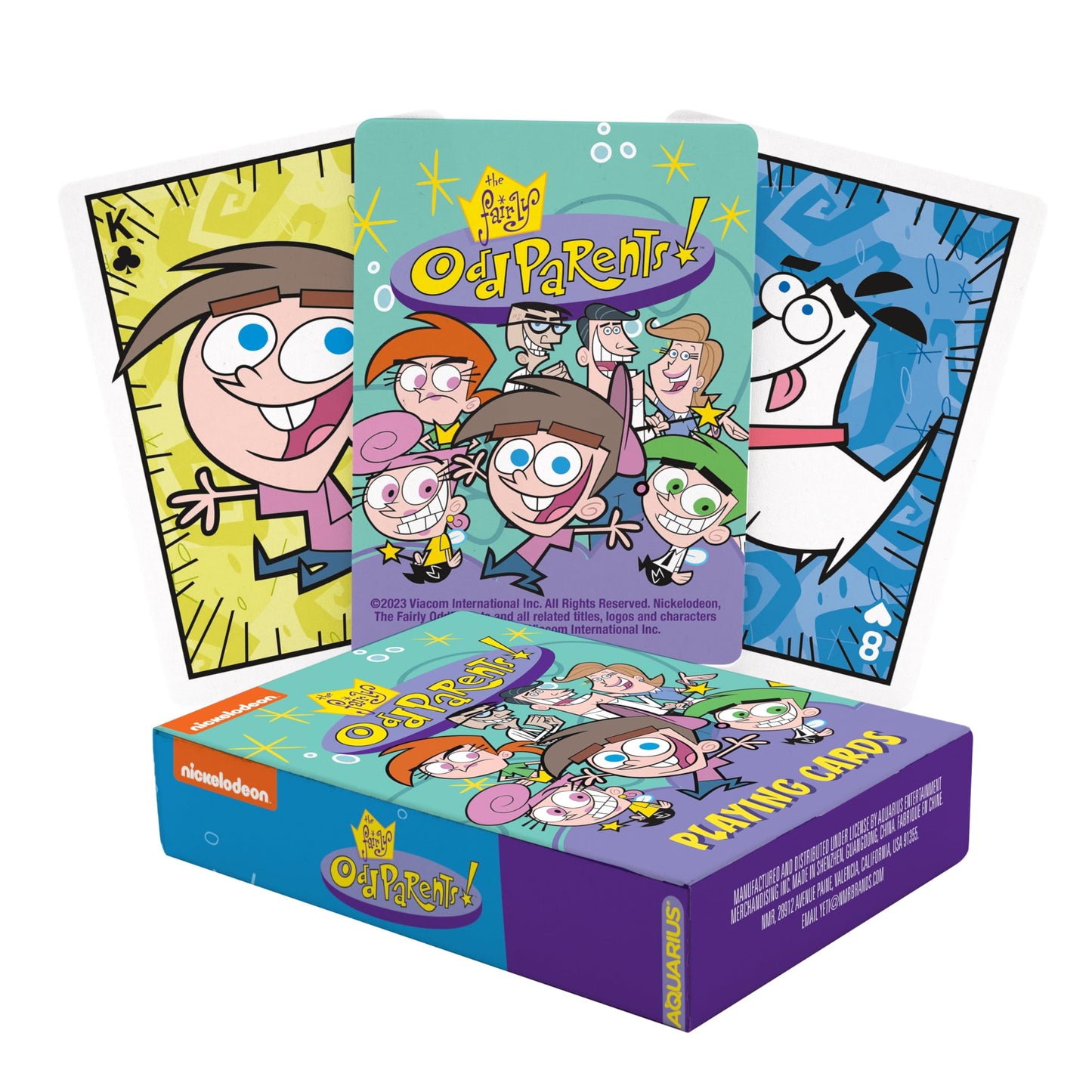 AQUARIUS Nickelodeon Fairly Odd Parents Playing Cards - Fairly Odd Parents Themed Deck of Cards for Your Favorite Card Games - Officially Licensed