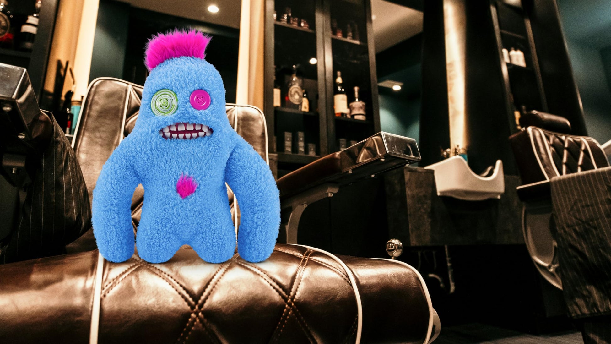 Fuggler Hairy Fuggs 9-inch Series 1 by ZURU, Funny Ugly Monster Plush Toy