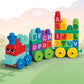 MEGA BLOKS First Builders Toddler Building Blocks Toy Set, ABC Learning Train with 60 Pieces, Ages 1+ Years