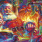 Buffalo Games - Blend COTA - Santa Checks Twice - 500 Piece Silver Select Jigsaw Puzzle Colorful Puzzles for Adults - Precision-Cut Pieces, Beautiful