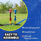 Stomp Rocket Original Dueling Rocket Launcher for Kids, 8 Rockets - Fun Backyard & Outdoor Kids Toys Gifts for Boys & Girls -Toy Foam Blaster Set