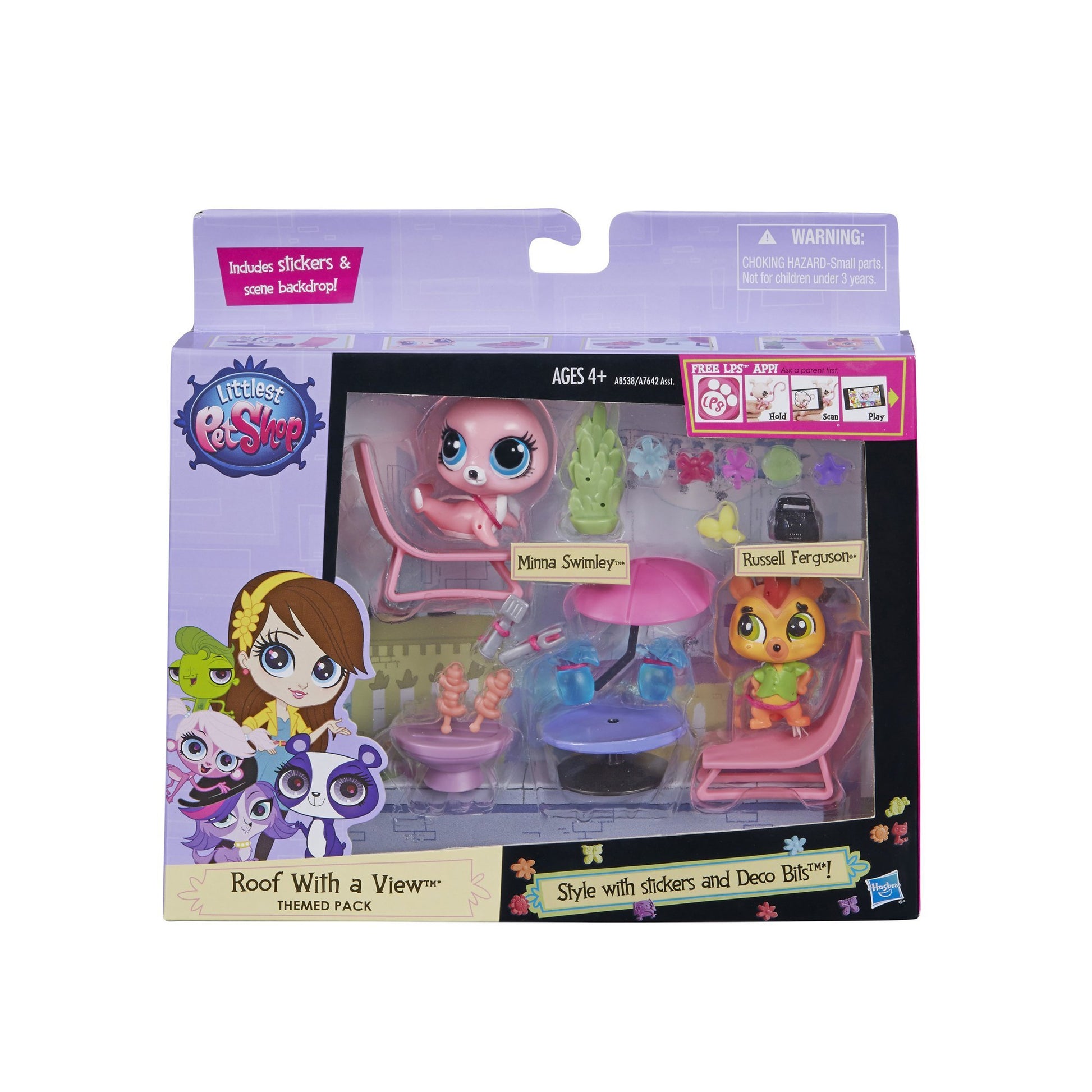 Littlest Pet Shop Roof with a View Themed Pack