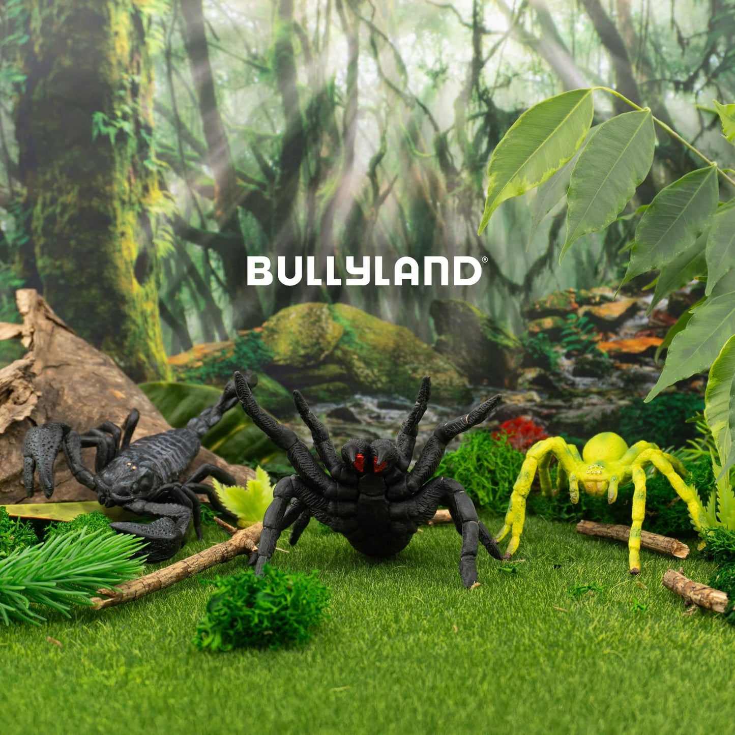 Bullyland Green Huntsman Spider Action Figure