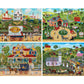 Bits and Pieces - 4-in-1 Multi-Pack 300 Piece Jigsaw Puzzles for Adults - Memory Lane 300 pc Puzzle Set Bundle by Joseph Holodook - Puzzles Measure