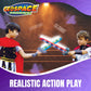 Geospace 23" Knight Geosword Soft & Safe Dueling Toy Swords - 2 Pack with Motion Activated LED Lights & Movement Battle Sounds (Green & Red)