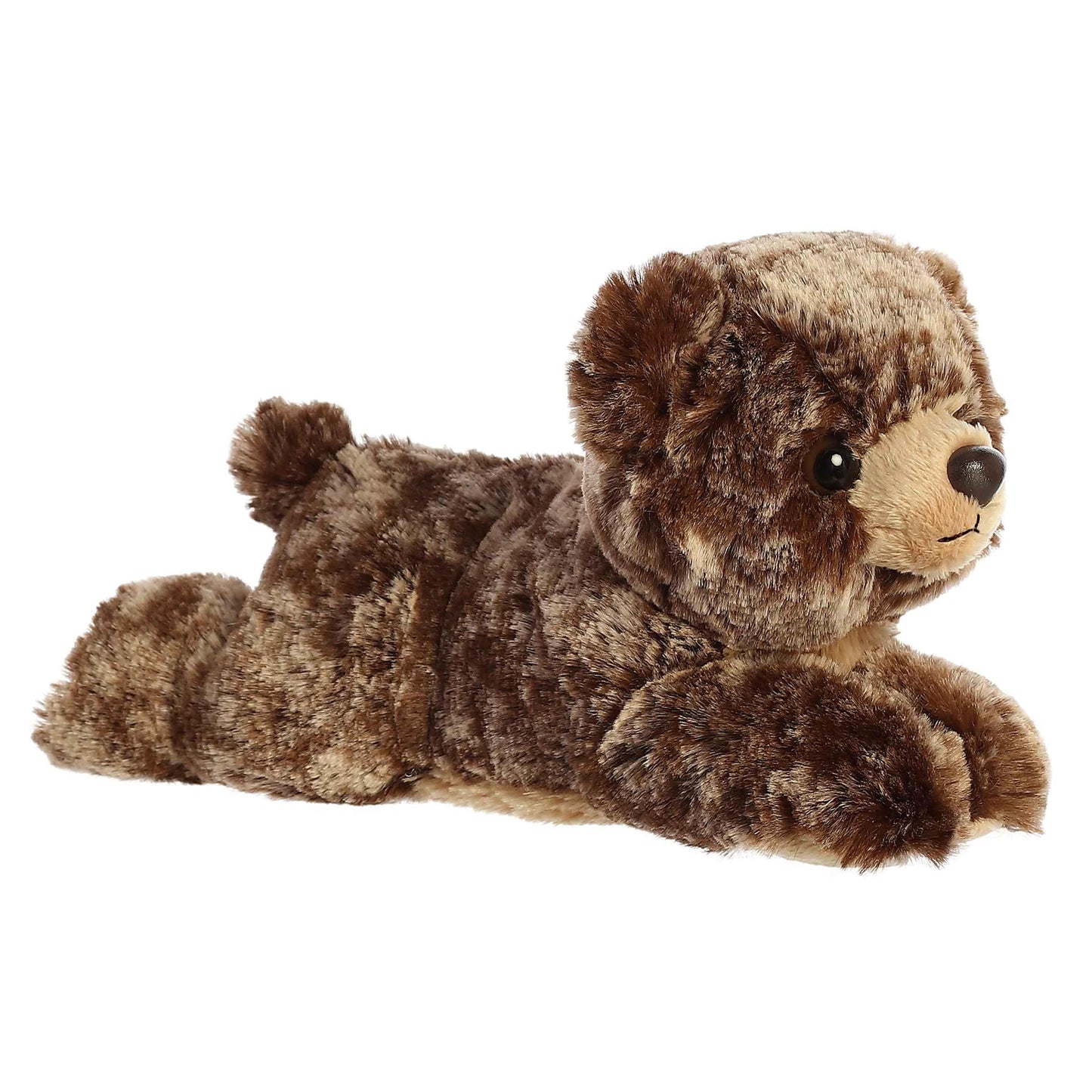 Aurora® Adorable Mini Flopsie™ Brownie Bear™ Stuffed Animal - Mini Companions Ready for Playful Adventures - for Kids All Ages, Toddlers, Adults,