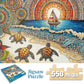 Heritage Puzzle Turtle Beach by Peggy Collins 550 Pieces