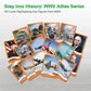 Parkside Curiosity Cards - Allies of WWII Collectible Trading Cards - 50 War History Flashcards - Smithsonian World War 2 Educational Flash Cards for