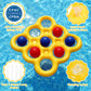 MoKo Tic-Tac-Toe Pool Game Set, Inflatable Water Toys with 10 Balls