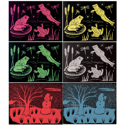 Melissa & Doug Scratch Art Paper - 60 Sheets, 6 Colors