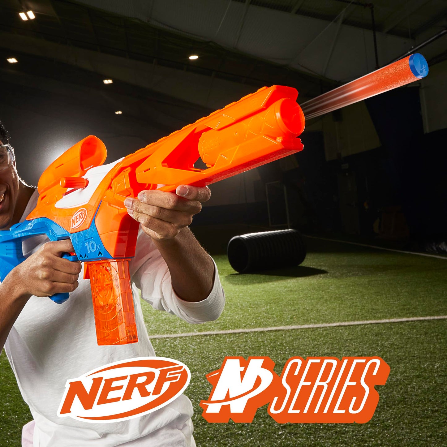 Nerf N Series Pinpoint Dart Blaster, 18 N1 Darts Compatible Only N Series Blasters, 10-Dart Clip, Blaster Gifts for Kids
