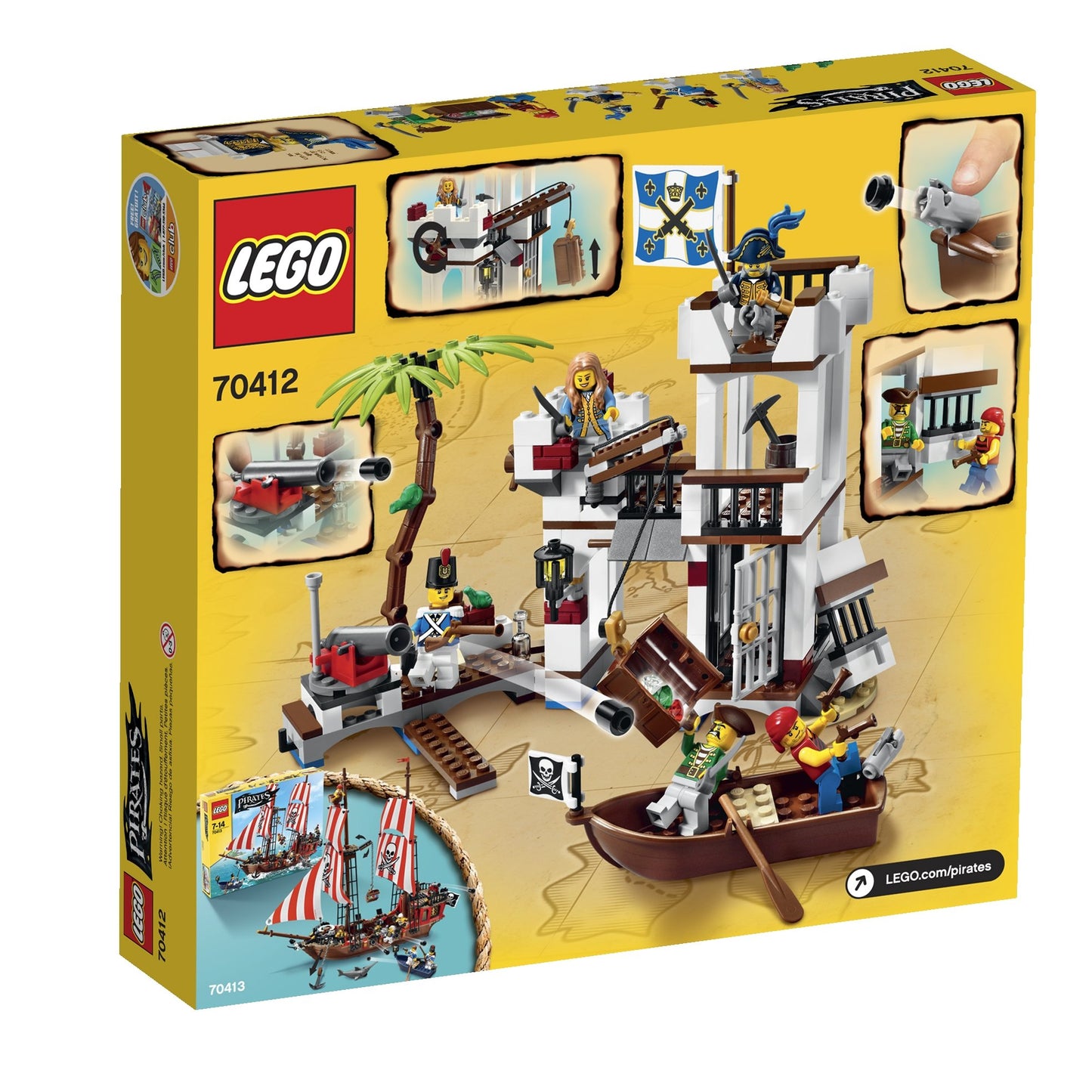 LEGO Pirates Soldiers Fort 70412