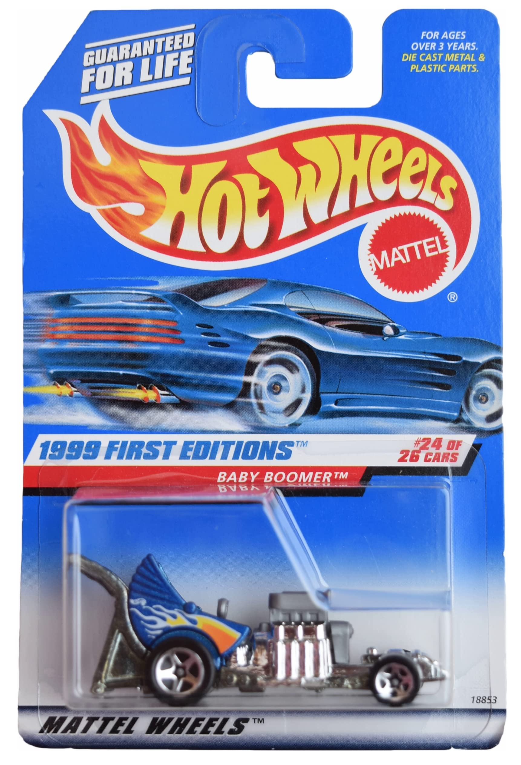 Hot Wheels Baby Boomer - 1999 First Editions 24/26 - Blue