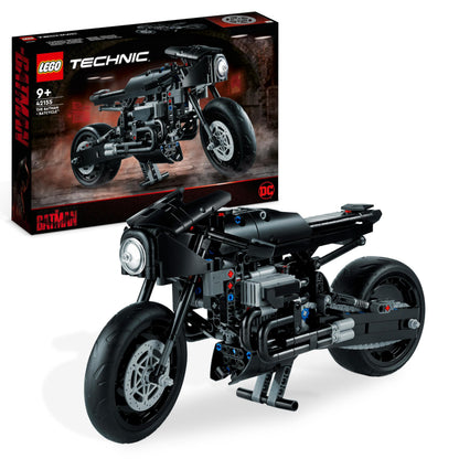 Lego Technic The Batman - BATCYCLE Set 42155, Collectible Toy Motorcycle, Scale Model Building Kit of The Iconic Super Hero Bike from 2022 Movie