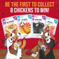 Chicken Challengers Card Game - Hilarious Strategy for Adults & Teens, Family Game Night, 2‑8 Players, Ages 13+, Travel‑Friendly