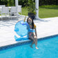 SWIMLINE Inflatable Beach Ball - Playful Pool & Beach Accessory for Parties, BBQs, and Backyard Fun, Whimsical Design, Narwhal, 20"