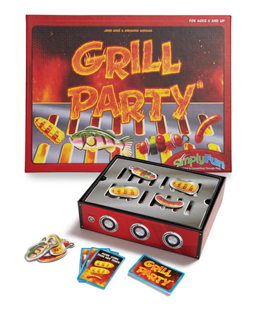 SimplyFun Grill Party - A BBQ Algebra Game for 3rd Grade Math - Engaging and Educational Math Games for Kids Ages 8-12 - 2 to 5 Players - Ages 8 & Up