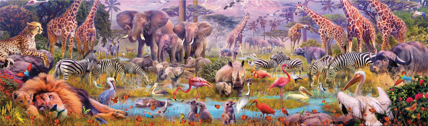 Buffalo Games - Africa Panoramic Landscape - 750 Piece Jigsaw Puzzle